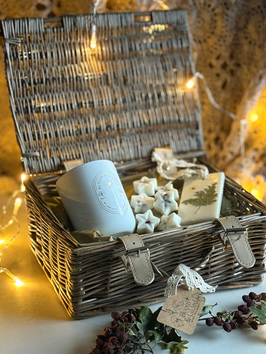 The Cosy Candlelit Winter Wicker Hamper