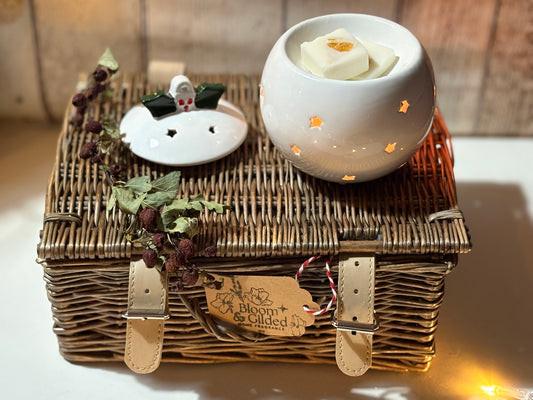 A Merry Little Melt Wicker Hamper